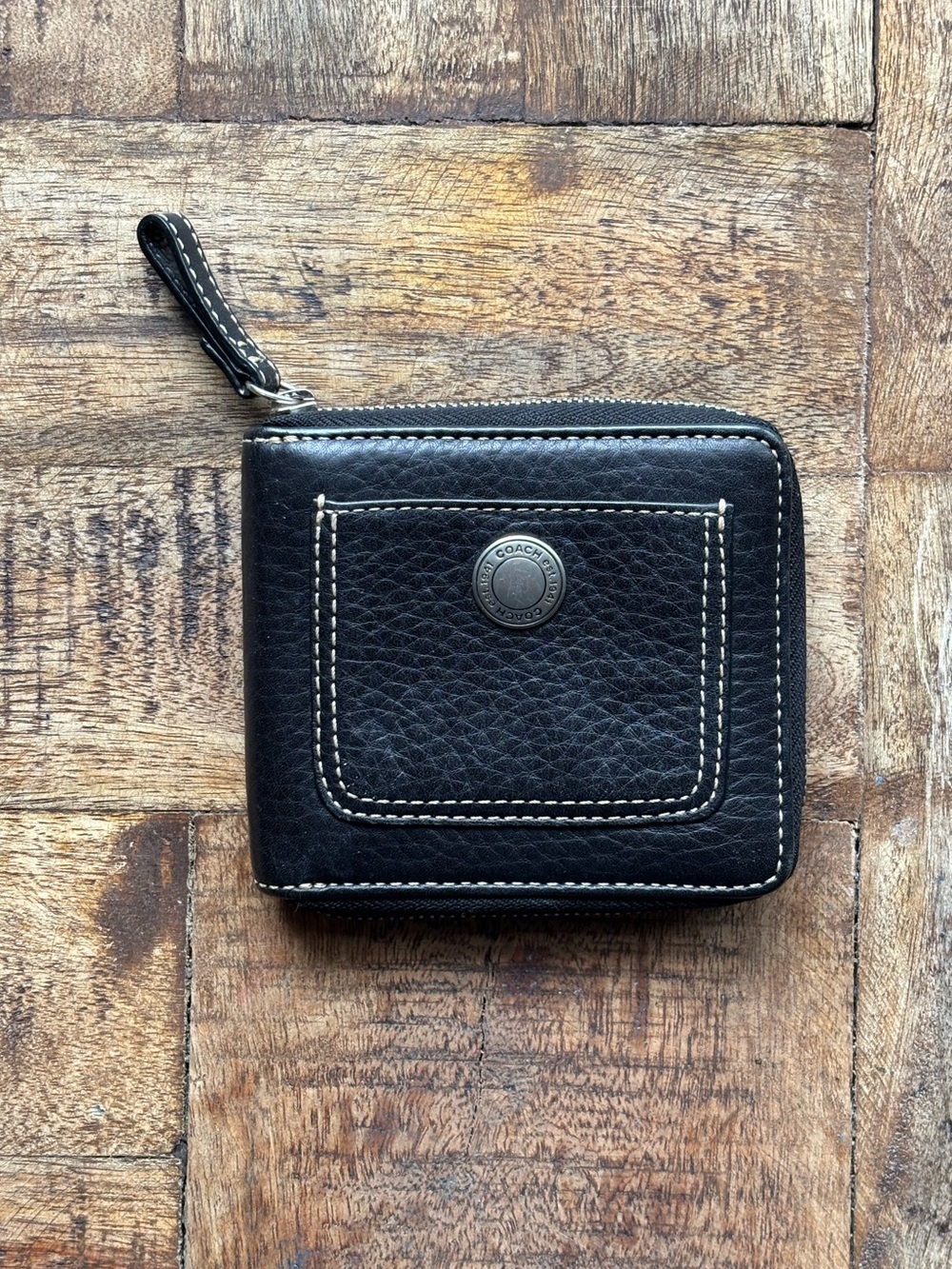 🖤🫶🏾Y2K COACH Mini Chelsea Zip Around French Wallet🫶🏾🖤